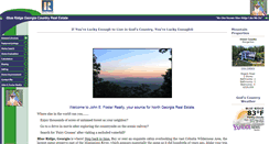 Desktop Screenshot of blueridgemountainhomesforsale.com
